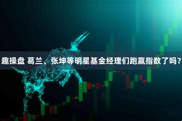 趣操盘 葛兰、张坤等明星基金经理们跑赢指数了吗？
