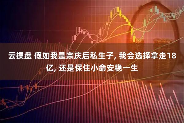 云操盘 假如我是宗庆后私生子, 我会选择拿走18亿, 还是保住小命安稳一生