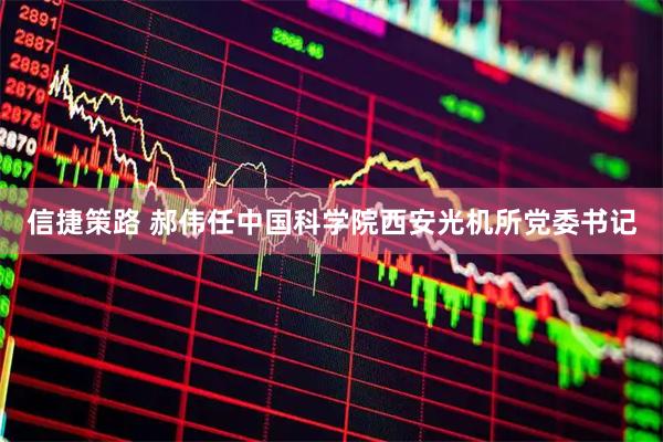 信捷策路 郝伟任中国科学院西安光机所党委书记