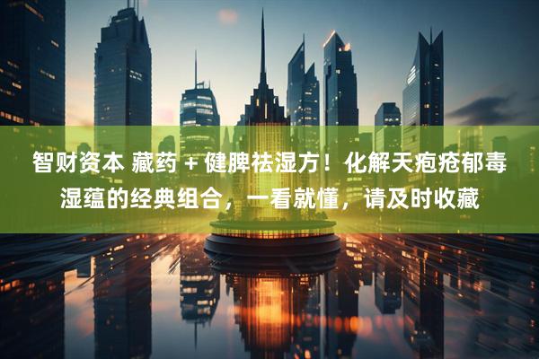 智财资本 藏药 + 健脾祛湿方！化解天疱疮郁毒湿蕴的经典组合，一看就懂，请及时收藏